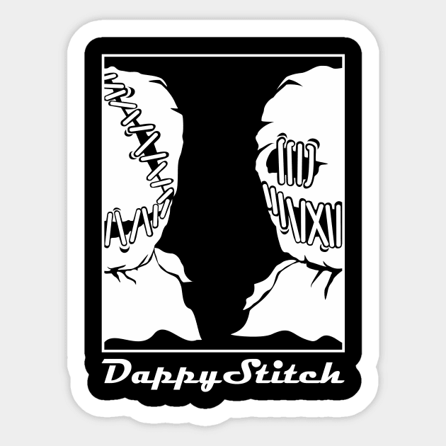Two Scarecrow masks Sticker by DappyStitch